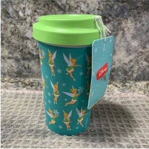 NWT Disney Tinker Bell Bamboo Travel Mug BPA Free Reusable Cup with Lid
